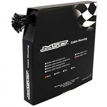 MSC CFMTB - Pack de 50 Cables de Freno, Color Negro, 1.2 x 1700 mm