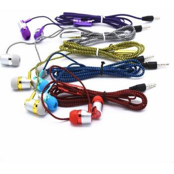 Auriculares In-ear con Graves y Cable Trenzado para Teléfono Móvil