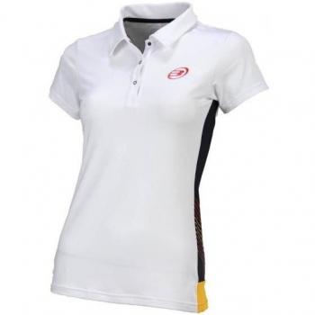 Bull padel - Bazagueda Polo, color white, talla UK-14