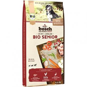 bosch Bio Senior Pienso Ecológico para Perros Mayores - 11,5 kg