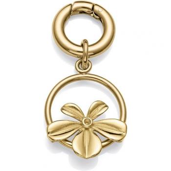 Charm Viceroy Chic 14178M01012 Aro Flor en Acero Inoxidable con Baño de Oro