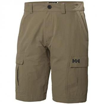 Pantalón Corto Helly Hansen Qd para Hombre en Color Marrón, Pantalones Cortos Cargo HH Qd de 11 Pulgadas, Roca, Talla 44