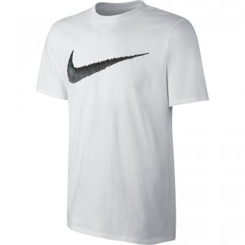 Nike M Nsw Tee Hangtag Swoosh Camiseta de Manga Corta, Hombre, Blanco