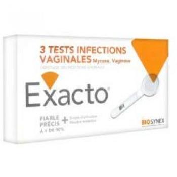 Exacto 1 recinto contenedor de 3 Tests infections vaginales fiable 90%