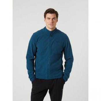 Björn Borg Men's Full Zip Fleece Jacket - Blue, XXL