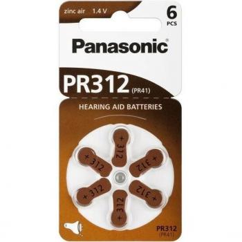 Panasonic PR312 B6 Pilas para Audífonos