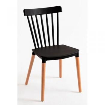 Pack 4 Sillas de Comedor Leka - Color Negro