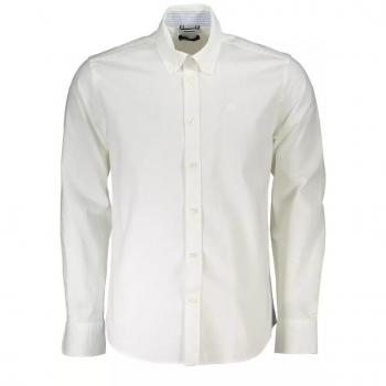North Sails Long Sleeve Regular Fit White Cotton Button Down Shirt - XL