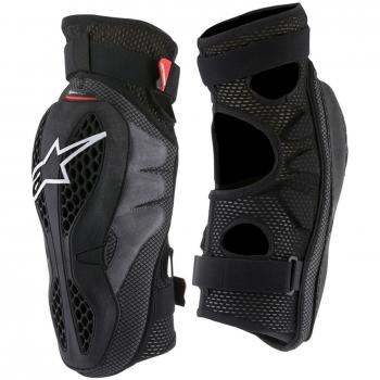 Alpinestars - Conjunto de Protectores para Rodilla y Espinillas en Negro y Rojo