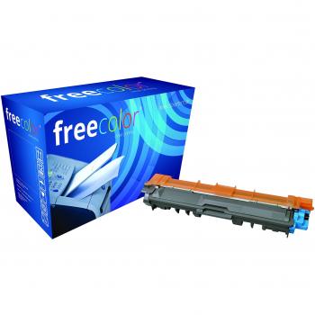 Tóner remanufacturado Freecolor TN245C para Brother HL-3170CDW, 2200 páginas, color cian, 5% de cobertura