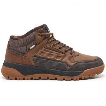 Botines de hombre marrones en sintético 64291-023