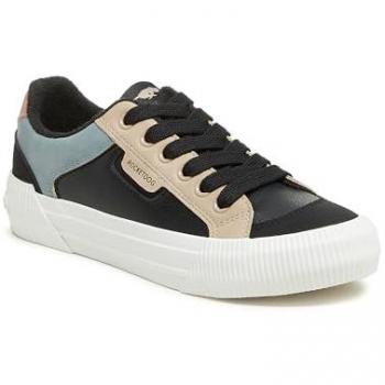 Rocket Dog Women's Cheery Blocked Black Sneakers - Size UK 4