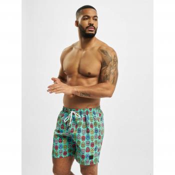 Urban Classics Men's Calavera AOP Pattern Swim Shorts