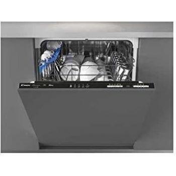 Candy Brava CDIN 1L380PB, Lavavajillas Integrable 60 CM, 13 Servicios, Digital, Wi-Fi, Alexa y Google Home, 5 Ciclos, Add Dish, Zoom 39', 53DB, 3 Filtros, Tope Inferior, Inicio Diferido, Clase F, Inox