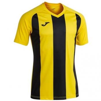 Camiseta de manga corta Joma Pisa II para hombre en color amarillo y negro, talla L
