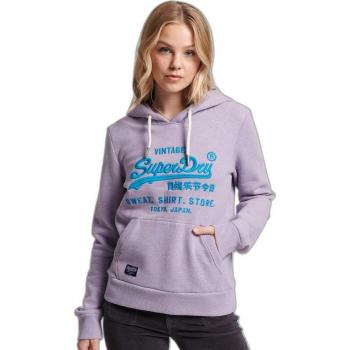Vintage Logo Lilac Women's Hoodie by Superdry