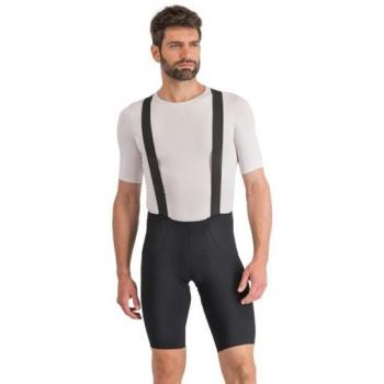 Culote corto sin tirantes Sportful SRK para hombre, color negro, talla XL
