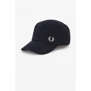 Fred Perry Classic Pique Cap - Navy/Snow White - One Size - Male