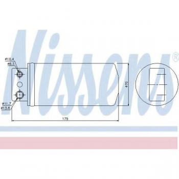 Filtro deshidratante NISSENS 95235 para aire acondicionado, tipo secadora