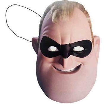 Careta de cartón de Mr Increible para adulto, Talla única