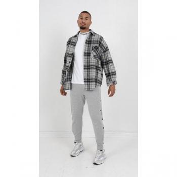Sixth June Tartan Check Shirt for Men XL White