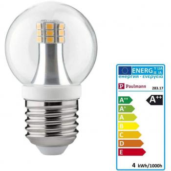 Paulmann 28317 LED drop 4 W E27 230V Klar 2700K