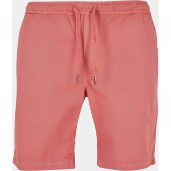 Urban Classics Men's Pale Pink Stretch Twill Joggshorts
