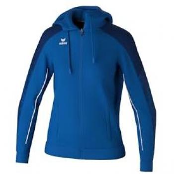 Erima Evo Star Women's Training Hoodie Jacket Blue Size 42