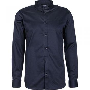 SELECTED HOMME Shdone-travisbelfast Shirt Ls Noos-Camisa formal Hombre azul