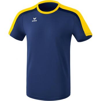 Erima Liga 2.0 Child's Short Sleeve T-shirt - New Navy / Yellow / Dark Navy, Size 140 cm, Male