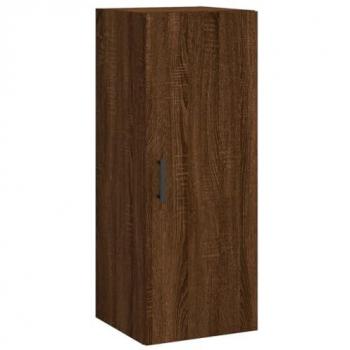 Armario de pared marrón roble 34,5x34x90 cm