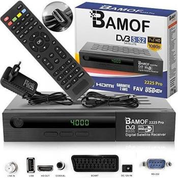 hd-line Bamof 2225 Pro - Receptor de satélite Digital