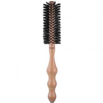 Philip B Small 45mm Round Brush (Polished Mahogany Handle, 65% Boar Bristle + 35% Nylon)