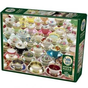 Cobble Hill More Teacups 1000-Piece Jigsaw Puzzle