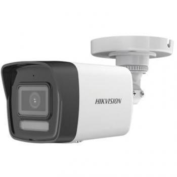 Cámara de Seguridad Hikvision DS-2CE16K0T-LFS 5MP 3K Bullet 2.8mm Híbrida IR IP67 con Audio