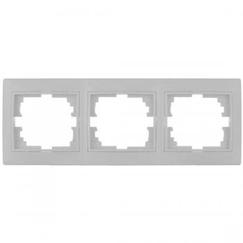 Marco para 3 elementos horizontal blanco SOLERA ERP73U