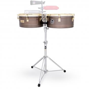 Latin Percussion LP257-KP 14 Plus 15 x 6.5-Inch Karl Perazzo Timbales