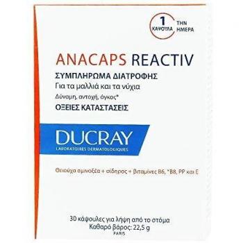 Ducray Anacaps Reactiv Hair Loss Dietary Supplement 30 Capsules