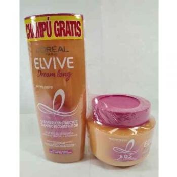 Mascarilla Elvive Dream Long 300ml + Champú 250ml