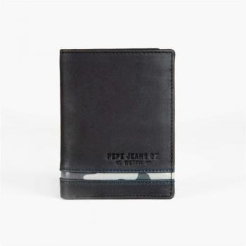 Pepe Jeans 7432061 Delta Monedero 12 cm, 0.1 litros, Negro