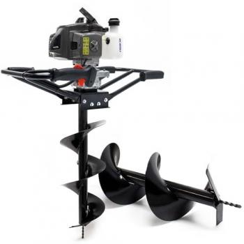 Set Taladro de Tierra 2 Personas 3 CV 63,3 CCM con Barrenas Ø250 y Ø300 mm