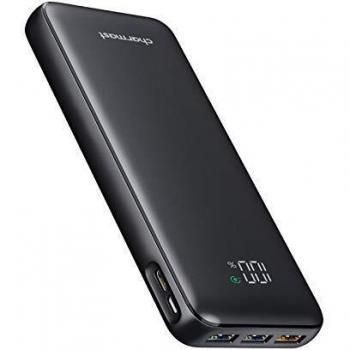 Charmast Batería Externa 23800mAh Power Bank USB C PD18W & QC3.0 Rápido Cargador Portátil Móvil Ultra Alta Capacidad con Pantalla LCD Digital,con 4 Salidas y 2 Entradas para Smartphones Tabletas y Más