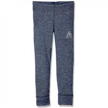 Odlo Bl Bottom Long Active Warm Kids Pantalon, Niños, Grey Melange, 152
