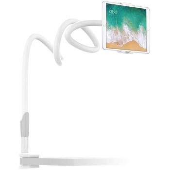 EasyAcc Lazy Tablet Stand Gooseneck Flexible Adjustable 1 m Long Arm Stand Holder Tablet Mobile Phone for 4.7-10.6 Inch Devices iPhone 11 Pro XS Pad Air Mini 2 3 4 Galaxy Note10