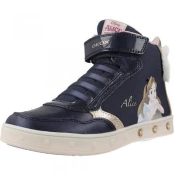 Geox Skylin Junior LED Sneakers - Dark Navy/Platinum