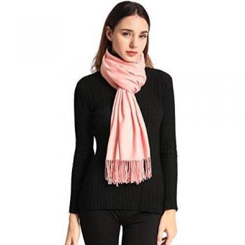 EASE LEAP Mujer Bufanda con Tacto Cachemira Fiesta Chal para Boda Suave Pashmina Foulard 200 * 70cm