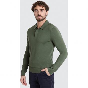 Calvin Klein Classic Collection Polo Shirt for Men, Green, Size: 2XL
