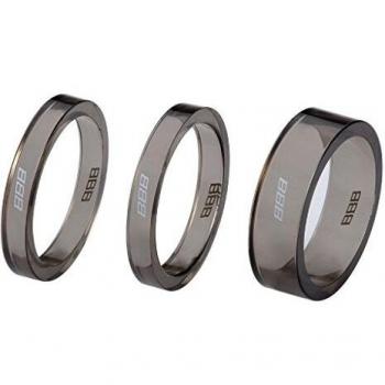 BBB - Set de Espaciadores Compuestos Transpace 1 1/8 BHP-37, 5/10/15/20mm, Color Humo Transparente