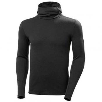 Helly Hansen Men's Lifa Merino Midweight Black Hoodie