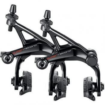 campagnolo, super record dual pivot, frenos, negro 12v